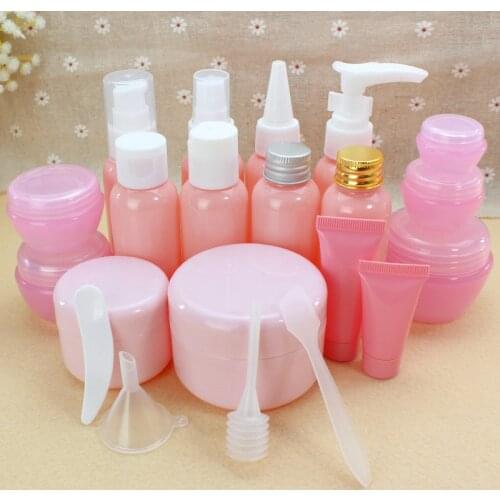 New Travel cosmetics Sub-bottle Portable Travel Empty Cosmetic Containers Cream Lotion Plastic Bottles Travel Accessories