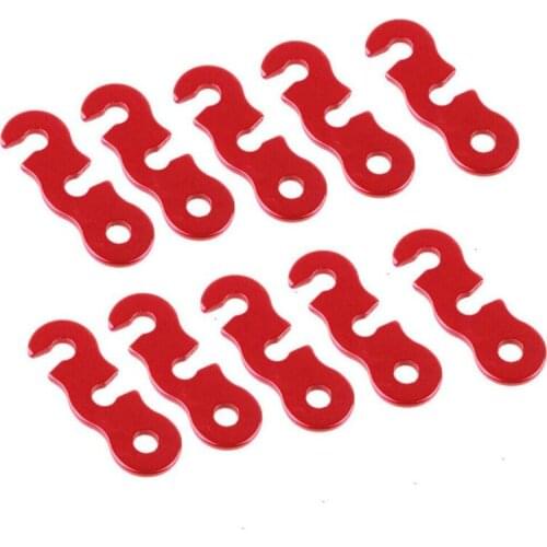 Aluminum Alloy Camping Tent Rope Adjuster Spring Fishbone Anchor Tent Bolt Outdoor Tent Accessories