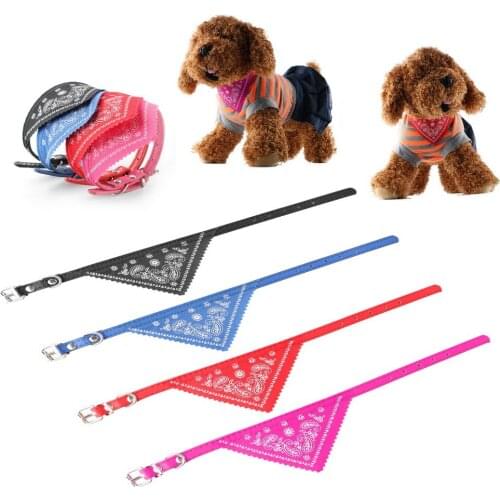 Pet Cat Dog Collars Fahsion Neckerchief Necklace Pet accessories Small Dog Scarf Adjustable 30CM Length