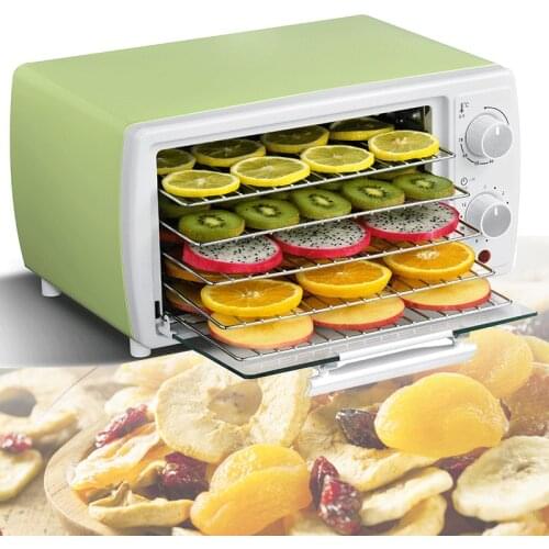 5-Tray Food Dryer Dehydrator Dried Fruit Machine 220V Home Small Automatic Vegetable Herb Meat Drying Machine