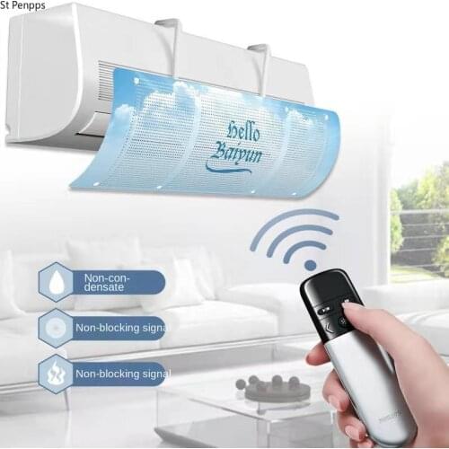1 Pcs Adjustable Air Conditioner Cover Windshield Home Air Conditioning Baffle Anti-direct Blowing Deflector Household Shield