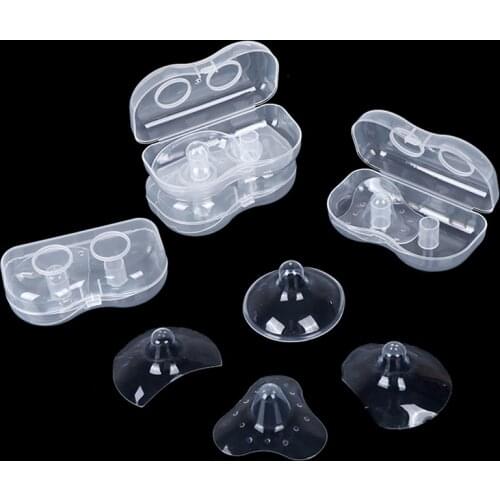 Silicone Nipple Protectors Feeding Mothers Nipple Shields Protection Cover Breastfeeding Mother Milk Silicone Nipple