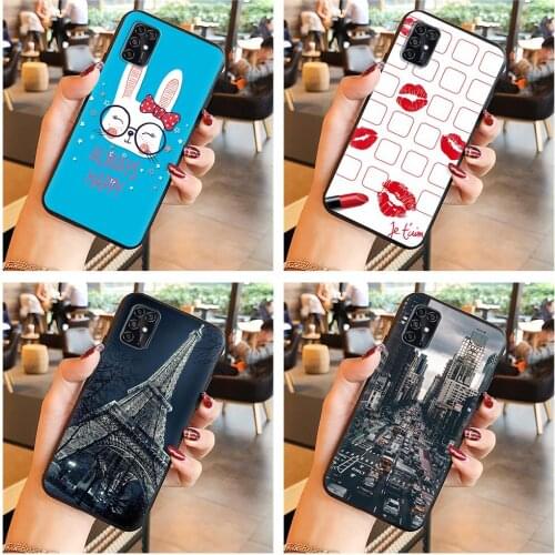 Shockproof Beautiful Phone Case For ZTE Blade V2020 Smart Luxury Silicone Black Case Anime