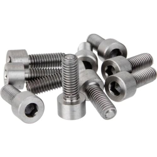 Generic M8*20 Titanium Alloy Cap Head Socket Screws Hex Allen Bolts Pack of 10