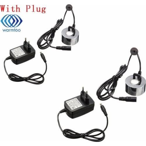 2Pcs 45mm Humidifier Ultrasonic Mist Maker with EU Plug Industrial Incubator 24V Nebulizer Atomizer Head Fogger