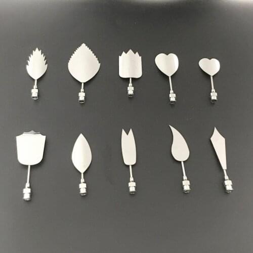 High Quality Amazing 10 Pcs/Set 3D Jelly Art Tools Jelly Cake Jello Art Gelatin Tools Puding Nozzle Leaves
