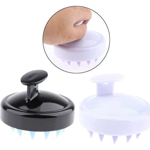 2 Pcs Silicone Head Scalp Massager Shampoo Brush Scrubber Dandruff