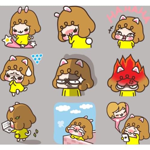 24 funny baby stickers/exquisite stickers/decorative stickers/DIY craft photo album