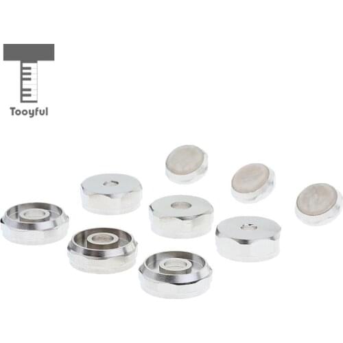 Tooyful 3 Sets Trumpet Repairing Parts Screw Cap Cover for Trumpet Accessory