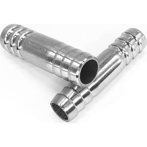 304 Stainless Steel Double Head Pagoda 8/10/12/13/15/16mm Hose Water Pipe Barbed Equal Diameter Joint Pipe Fitting Water Gas Fue