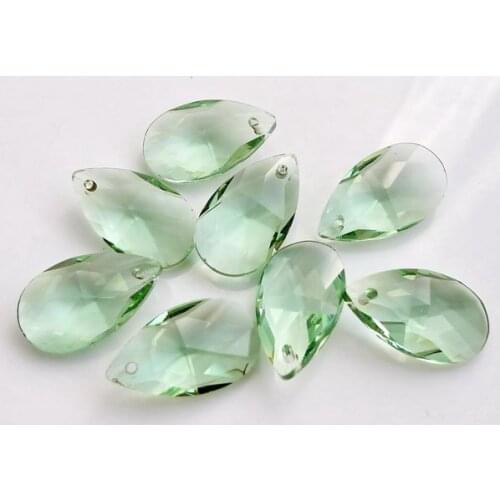 Free Shipping! Wholesale AAA Top Quality 16mm 6106 Crystal almond/pear Pendant Chrysolite colour 60pcs