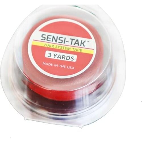 Free shipping Wholesale 3 yards SENSI-TAK super quality adhesive tape new package wig tape hair tape