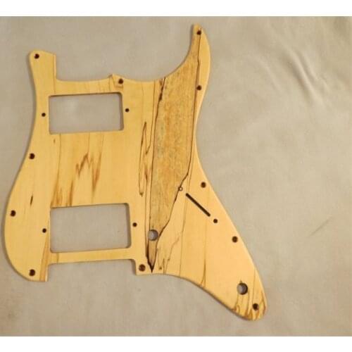 Brand 1PCS Spalted Maple Strat Pickguard High Quality HH #4139