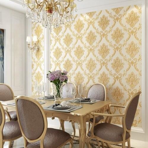 Papers Big Floral Wall European Home Decor 3d Wall Paper Roll For Living Room Bedroom Walls Decoration Mural Papier Peint