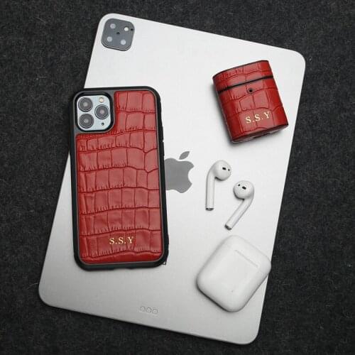 Horologii Custom Name Free for Best Gift Set for Iphone X XR 11 12 Pro Max Case and for AirPods Cover Box Dropship