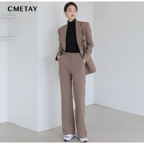 Женские пиджаки и костюмы CMETAY China At AliExpress