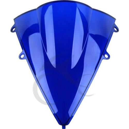 Dual Bubble Blue Windshield WindScreen For Honda CBR1000RR CBR1000 2012-2013