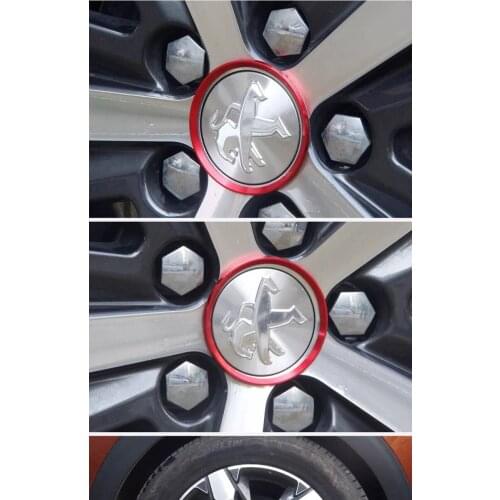 Hot Sale Car Styling Ring Wheel Hub Decoration Circle For Peugeot 3008 4007 4008 5008 508 RXH SW Partner 308 508 RCZ Accessories