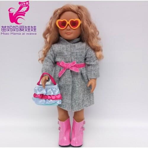 Doll Clothes for 43cm Born Baby Doll Plaids and Tweeds Suit for 18" Doll Outfits