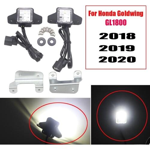 Motorcycle Motorbike Tour LED Illuminated Entry Lights For Honda Goldwing GL1800 GL 1800 2018-2020 Replace