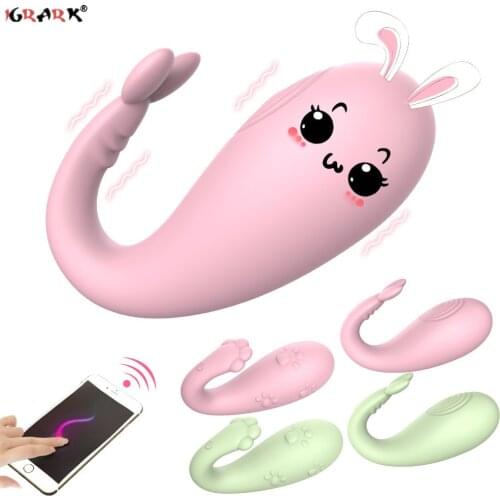 Multi-Speed G Spot Vagina Monster Shape Vibrator APP Bluetooth Wireless Control Vibrating Egg Dildo Sex Toys for Women Adult Gay