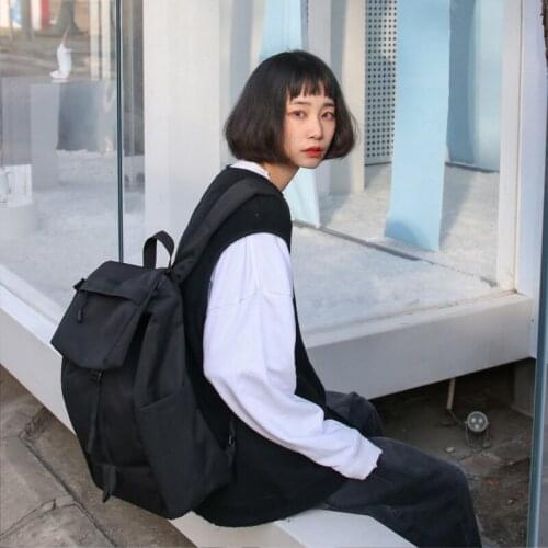 Fashion Backpack Canvas Women Backpack Anti-theft Shoulder Bag New School Bag For Teenager Girls School Backapck Female