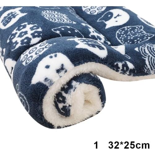 Pet Blanket Dog Bed Cat Mat Soft Flannel Winter Thicken Warm Sleeping Beds for Dogs Cats MUMR999