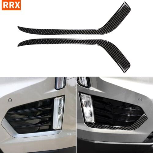 For Cadillac XT5 2016 2017 Carbon Fiber running Knight Rider Strip For Headlight Sequential Flowing Turn Signal Lights Fog Lamp