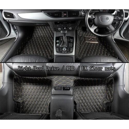 Right hand drive / RHD / UK Car floor mats for BMW 5 series F10 F11 F07 GT 520i 523i 525i 528i 530i 535i 525D 530d car-styling 5