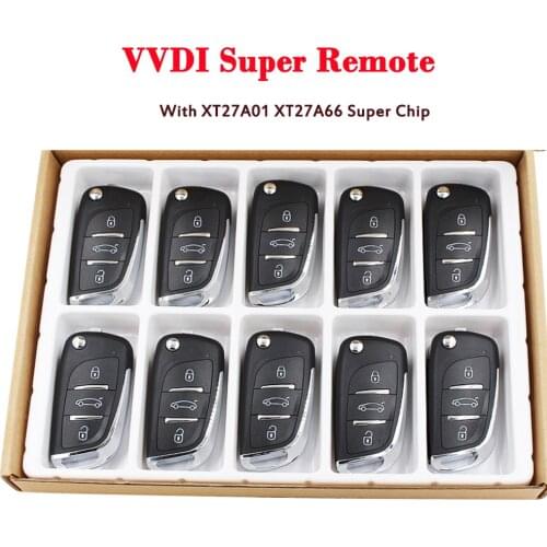 Xhorse XEDS01EN VVDI Super Remote with XT27 Super Chip Work for VVDI2 /VVDI MINI Key Tool/VVDI Key Tool Max 10PCS/Lot