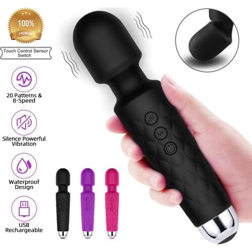 Powerful Magic Wand AV Vibrator Sex Toys For Woman Clitoris Stimulator Sexy Toys Adults Vagina G Spot Vibrating Dildo Penis Pump