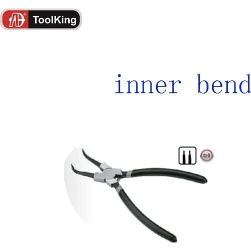 Toolking top quality inner bend circlip pliers spring ring tool pliers