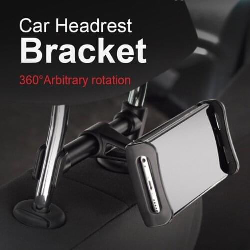 Universal Buckle Design Car Holder Adjustable Car Seat Back Head Rest Mount Smart Phone Tablets Holder Bracket Stand