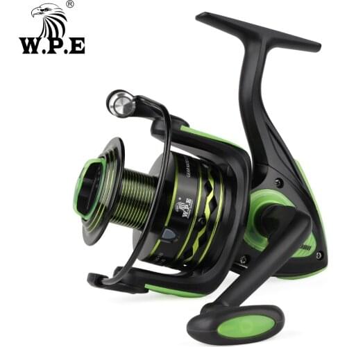 W.P.E GreenLight3 Series 3000-6000 Freshwater Spinning Reel with 3+1 Ball Bearings Carp Fishing Wheel Full Metal Spinning Wheel