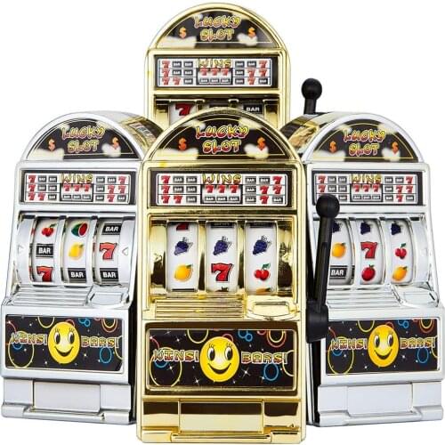 1Piece Casino Lucky Jackpot for Fun Birthday Gift Children' S Fruit Slot Machine Mini Toy Funny Gags Practical Jokes Toy Party