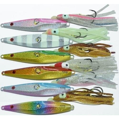 110g solid metal lure bait for deep Ocean fishing big fish
