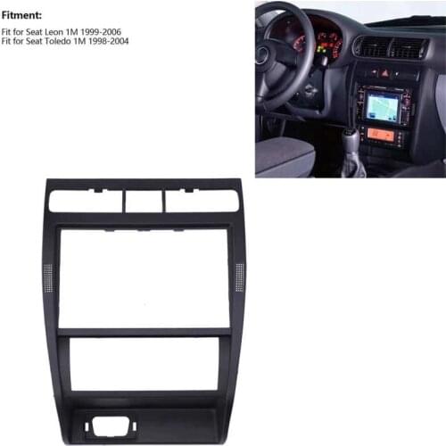 AU05 -Car Navigation Panel Trim Cover Interior Decor Decoration Frame Fit for Seat Leon/Toledo 1M 1998-2006