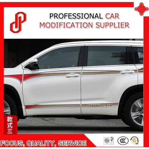 Car Sticker Waist Line Body Decoration Refitted Car Sticker For Highlander