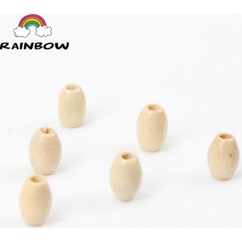 Burlywood Oval Round Shape Wooden Material Spacer Beads For Jewelry Making DIY 8x6mm 500pcs