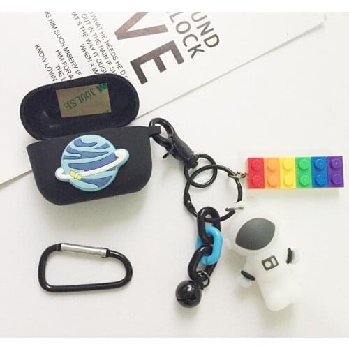 For Edifier X3 / V02 / minibuds Case Cartoon Astronaut Silicone Protective Case for Edifier X3 Wireless Bluetooth Earphone Cover