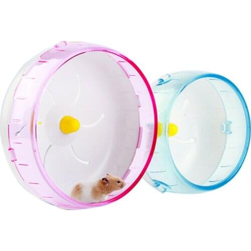 Hamster Running Disc Toy Silent Rotatory Jogging Wheel Pet Sports Wheel Toys 2 Colors New