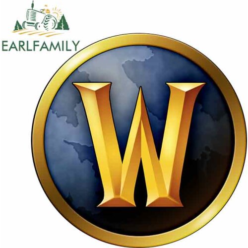 EARLFAMILY 13cm x 7.4cm for WOW World of Warcraft Graphics Car Stickers and Decals Waterproof JDM Vinyl Game Bumper Car Wrap