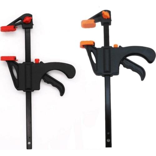 4-30 Inch Fixed Clip Woodworking Bar F Clamp Grip Ratchet Release Squeeze DIY Hand Carpenter Tool Clamp For Gluing Projects