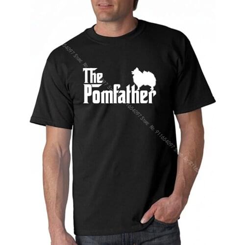 Pomeranian Father Dad The Pom Father Dog Lover Oversize T-Shirt Summer MenS T-Shirts Anime T-Shirt Men Gift Living Shirt Male