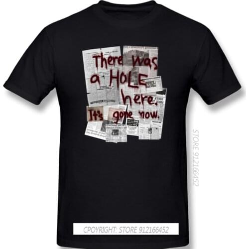 Silent Hill T Shirt There Was A HOLE Here Its Gone Now T-Shirts Summer Cotton Graphic Tees Shirt Short-Sleeve Men Tshirt