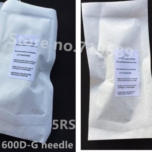 JM600D-G cartridge needle 5RS permanent makeup needles Eyebrow Lips Transparent tattoo needles For Nouveau Tattoo Machine