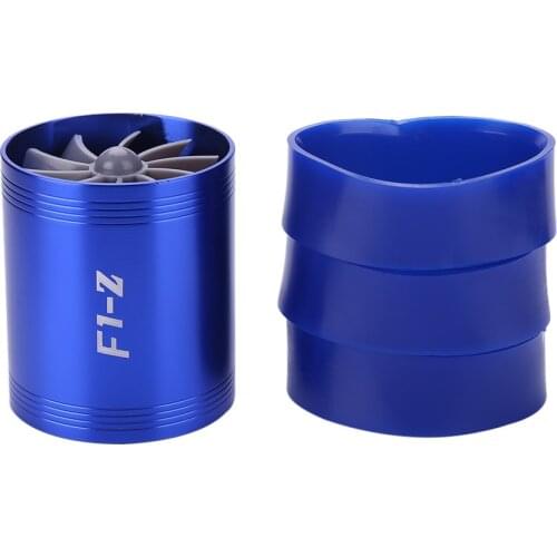 Car Modification Intake Turbine Gas Saver Supercharger Fit For Air Intake Hose Diameter 65-74mm