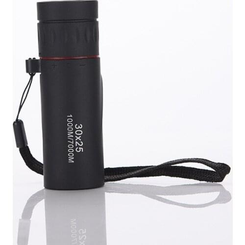 HD 30x25 Monocular Telescope binoculars Zooming Focus Green Film Binoculo Optical Hunting High Quality Tourism Scope