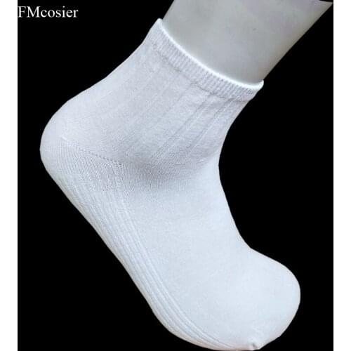 8 Pairs Cotton Short Socks For Mens Ankle Socks Sokken Calcetines Hombre Socken Black White Gray 42 43 44
