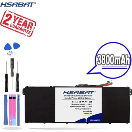 New Arrival [ HSABAT ] AC14B18J Battery for Acer Aspire ES1-511 ES1-512 V3-111P CB3-531 311 TravelMate B115 B116 MS2394